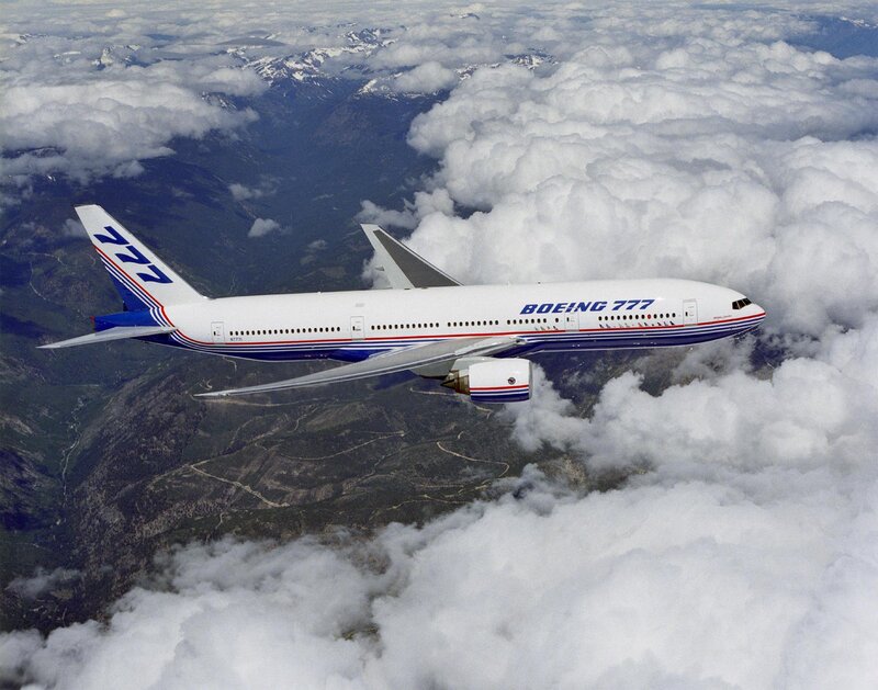Boeing 777 Airplane