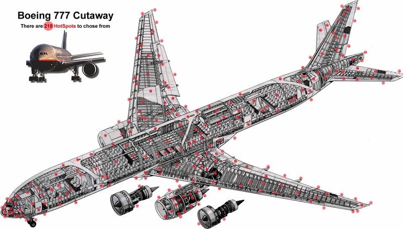 Boeing 777 Cutaway Diagram