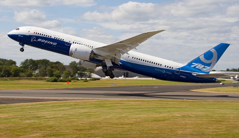 Boeing 787 Dreamliner — Blue, Dynamic