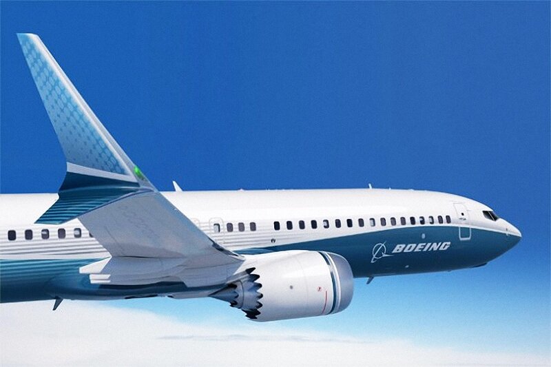 Boeing aircraft in flight