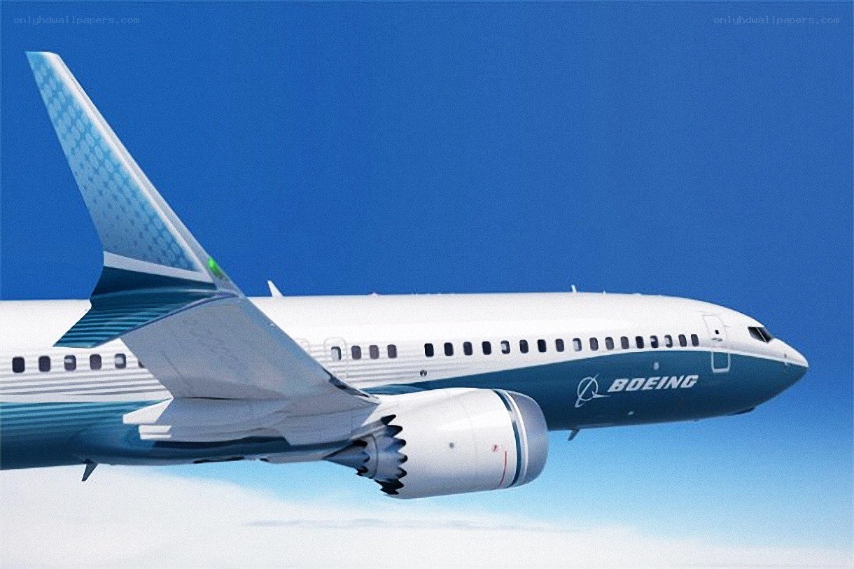 Boeing aircraft in flight