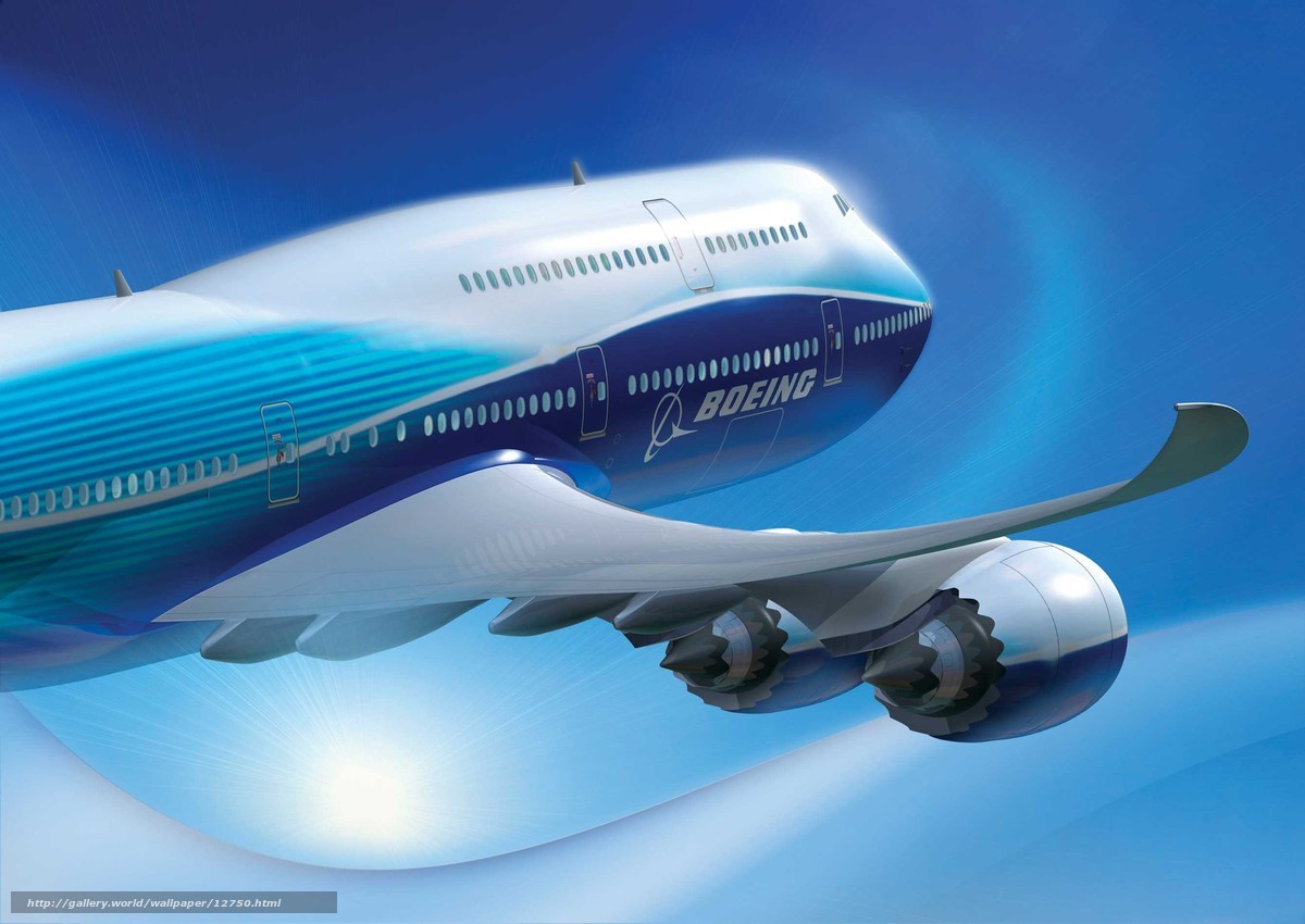 Boeing aircraft in flight