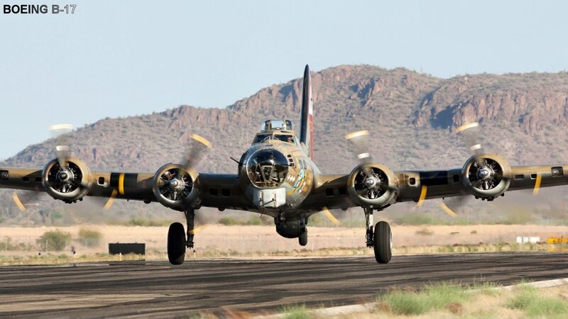 Boeing B-17 Bomber — Brown