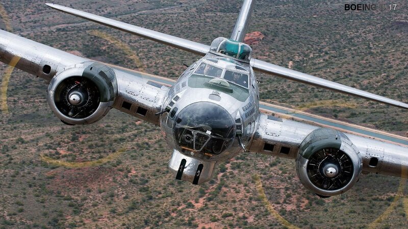 Boeing B-17 Bomber — Silver