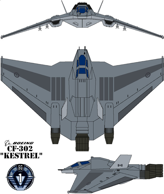 Boeing CF-302 Kestrel fighter