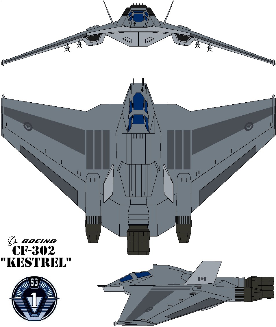 Boeing CF-302 Kestrel fighter