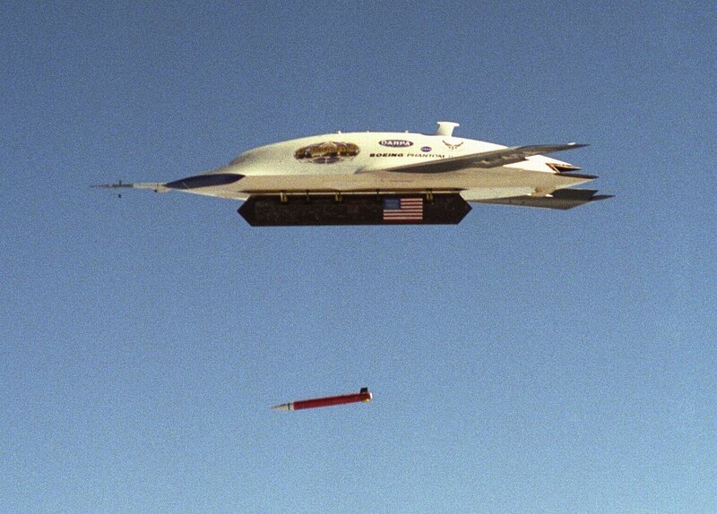 Boeing Phantom drone in flight