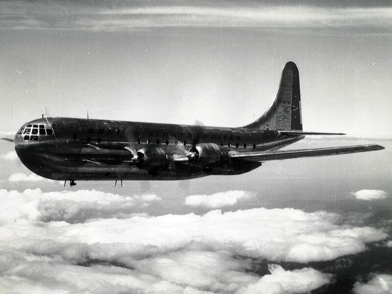 Boeing Stratocruiser in flight