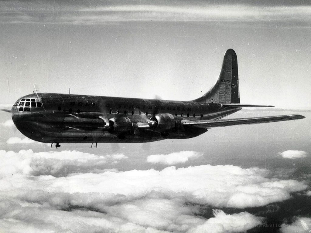 Boeing Stratocruiser in flight