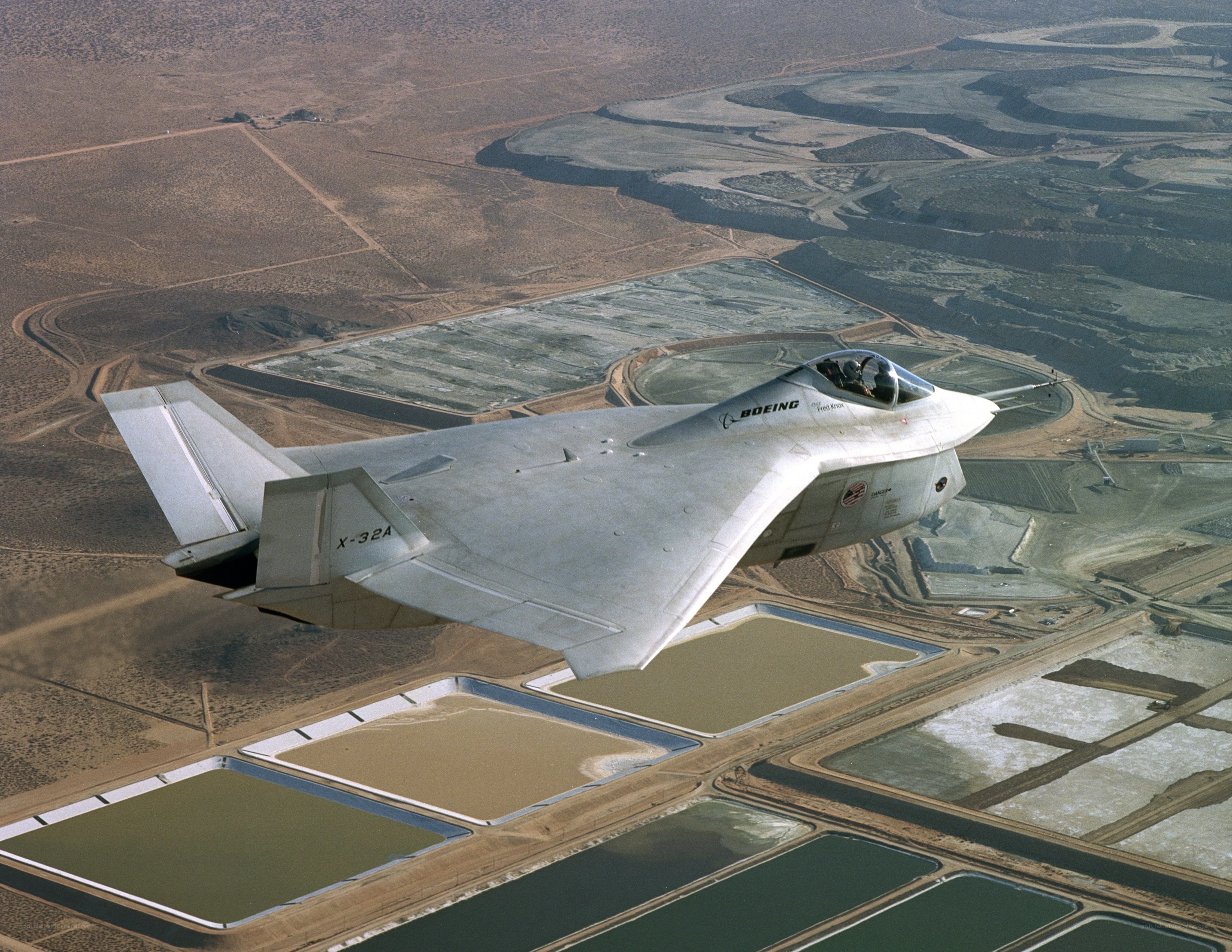 Boeing X-32A in flight