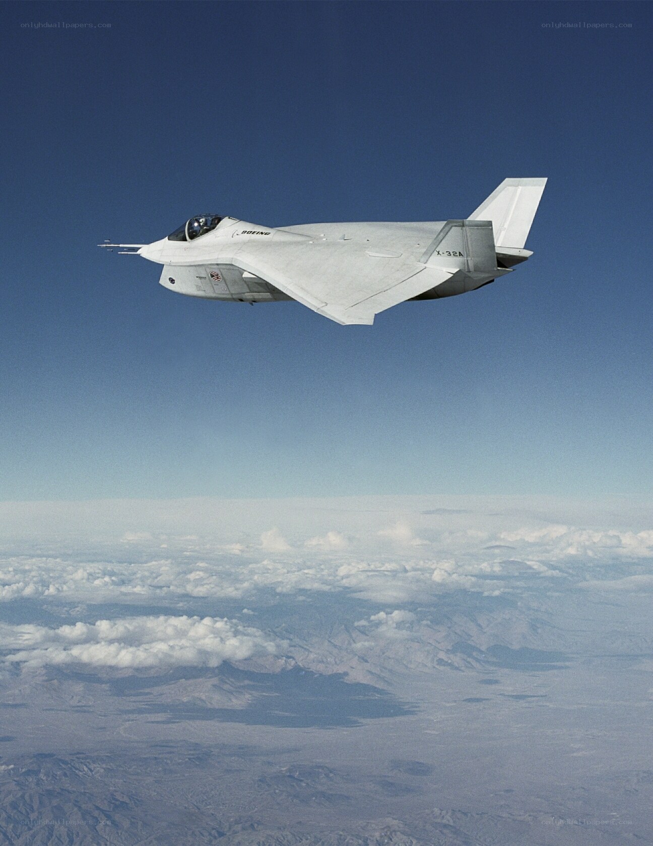 Boeing X-32A in flight