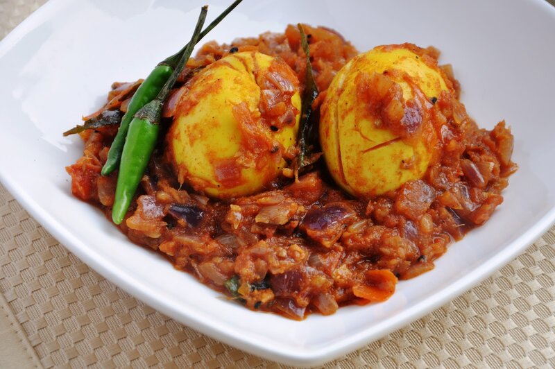 Boiled Eggs in Curry