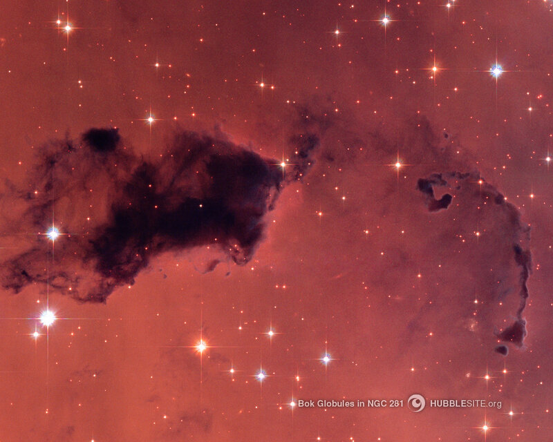 Bok Globules in NGC 281