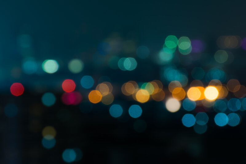 Bokeh City Lights