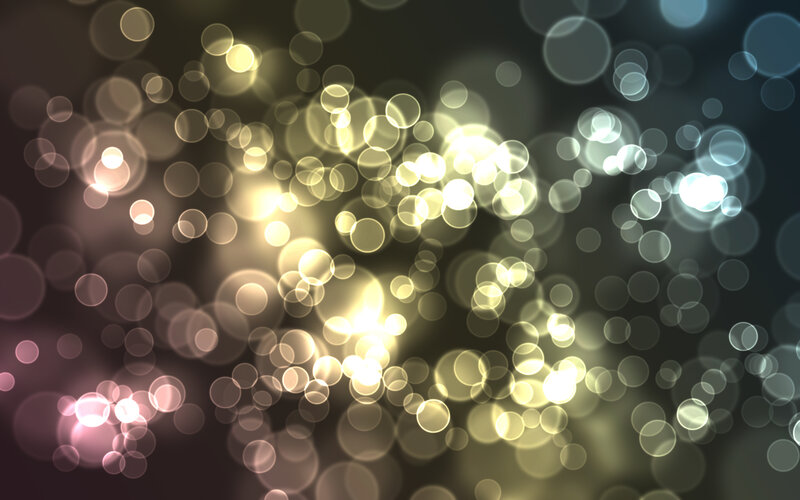 Bokeh light circles