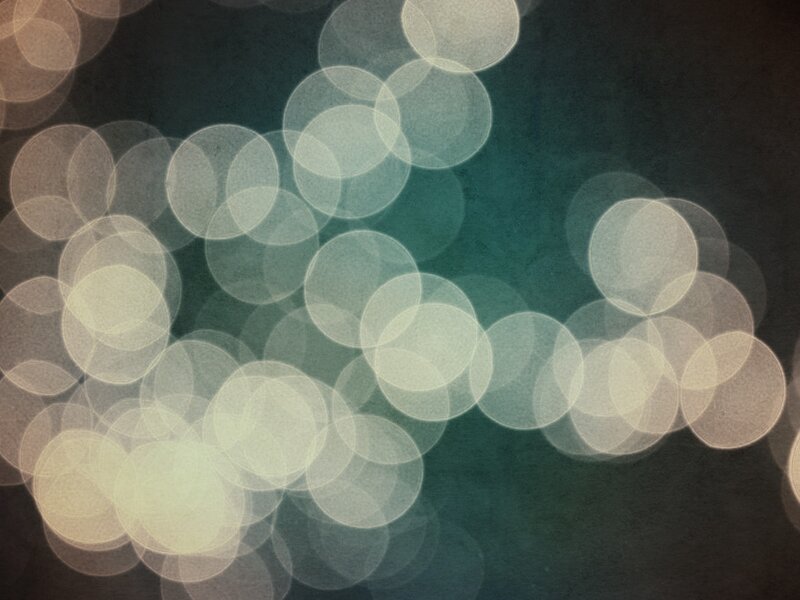 Bokeh light circles