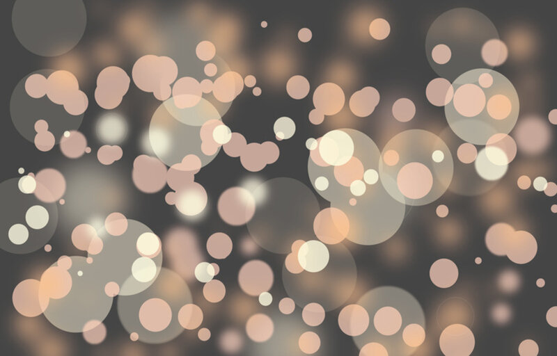 Bokeh Light Circles — Beige