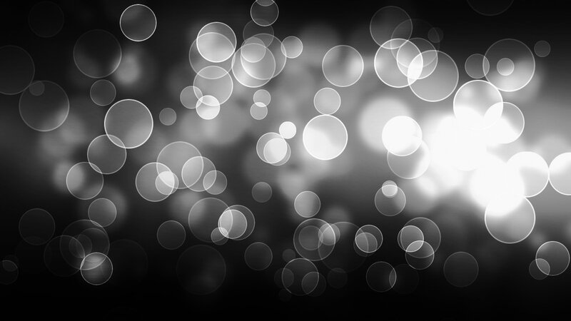 Bokeh Light Circles — Black