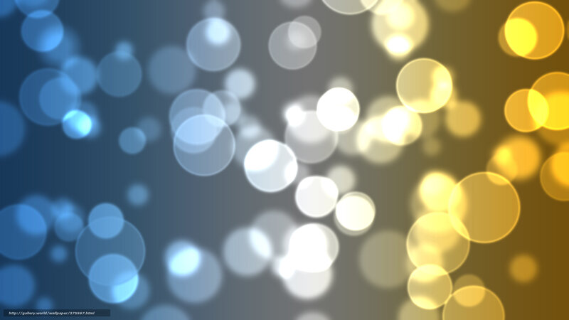 Bokeh Light Circles — Blue, Calm, Abstract, Background