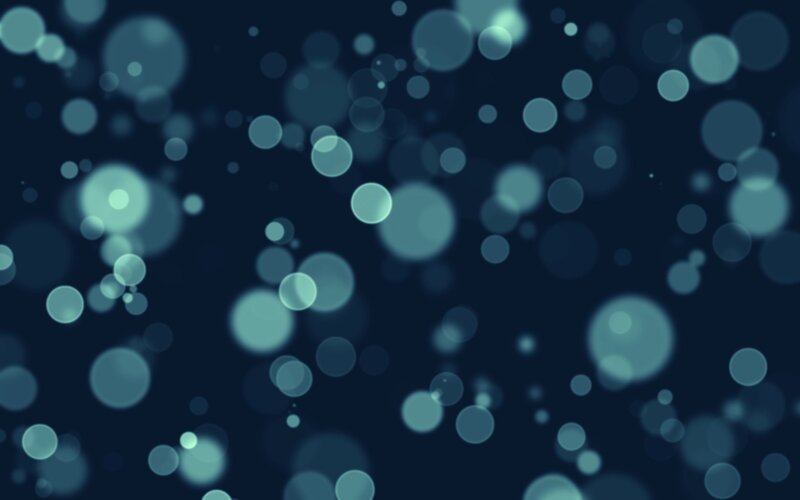 Bokeh Light Circles — Blue, Calm, Abstract, Lights