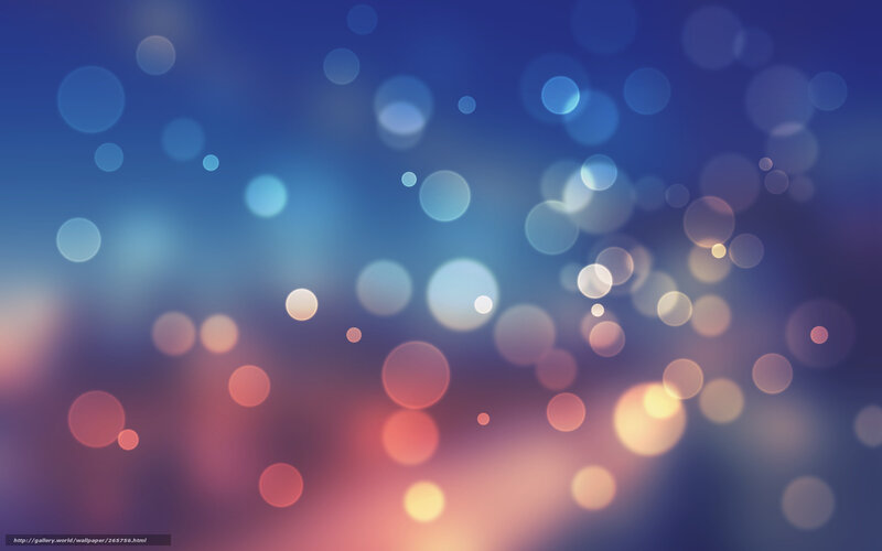 Bokeh Light Circles — Blue, Dreamy, Abstract, Lights, Blur
