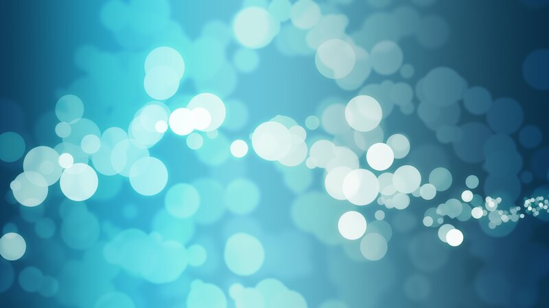 Bokeh Light Circles — Blue, Serene, Abstract, Lights