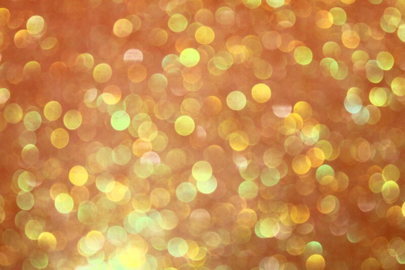 Bokeh Light Circles — Gold