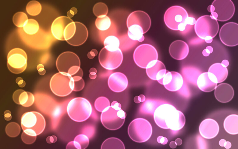 Bokeh Light Circles — Pink, Dreamy
