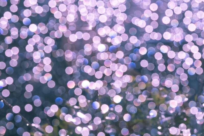 Bokeh Light Circles — Purple, Dreamy, Abstract