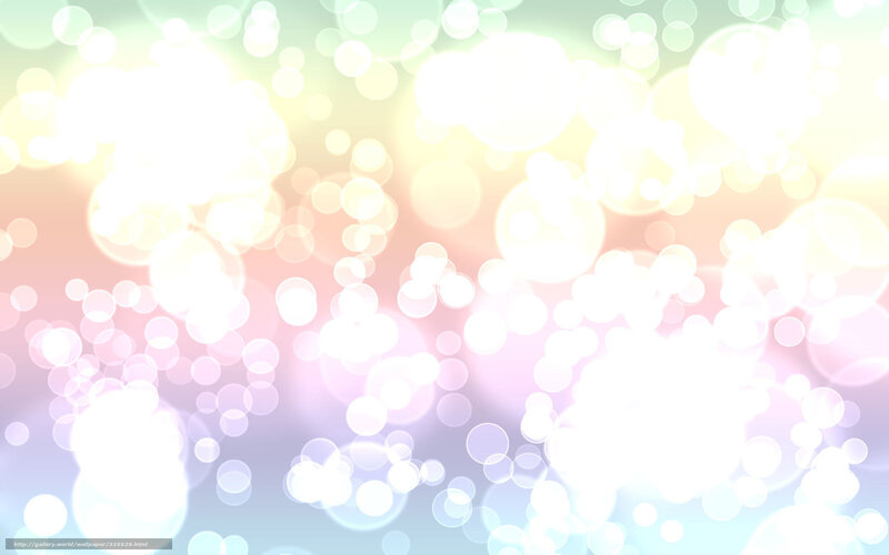 Bokeh Light Circles — White, Dreamy, Abstract