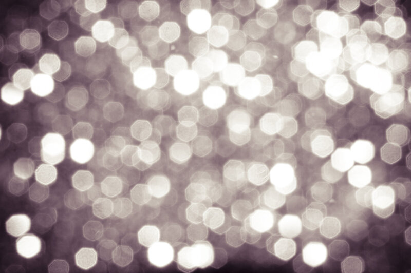 Bokeh Light Circles — White