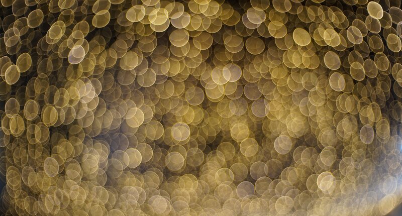 Bokeh Light Circles — Yellow, Dreamy, Abstract