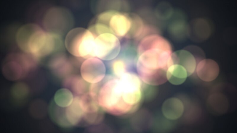 Bokeh Light Circles — Yellow, Dreamy, Night, Abstract, Lights