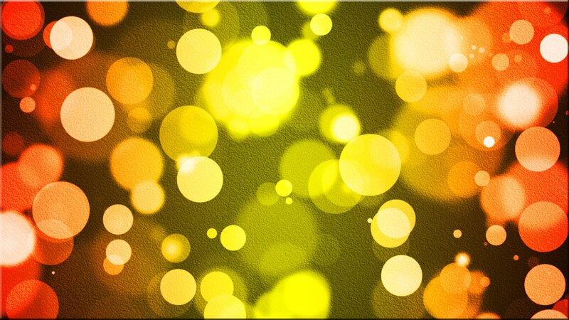 Bokeh Light Circles — Yellow, Warm, Abstract, Lights, Background