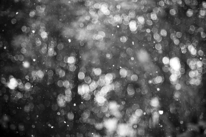 Bokeh Light Particles — Black, Abstract