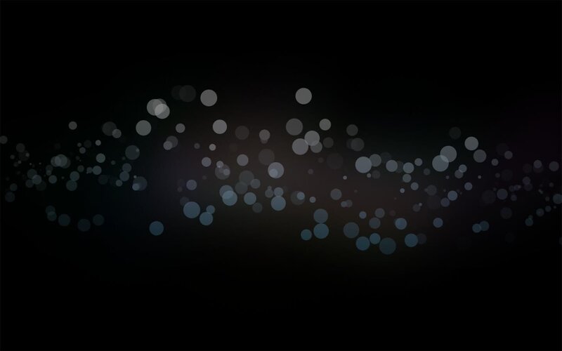 Bokeh Light Particles — Black, Calm