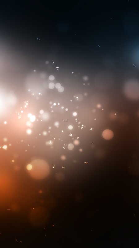 Bokeh Light Particles — Black