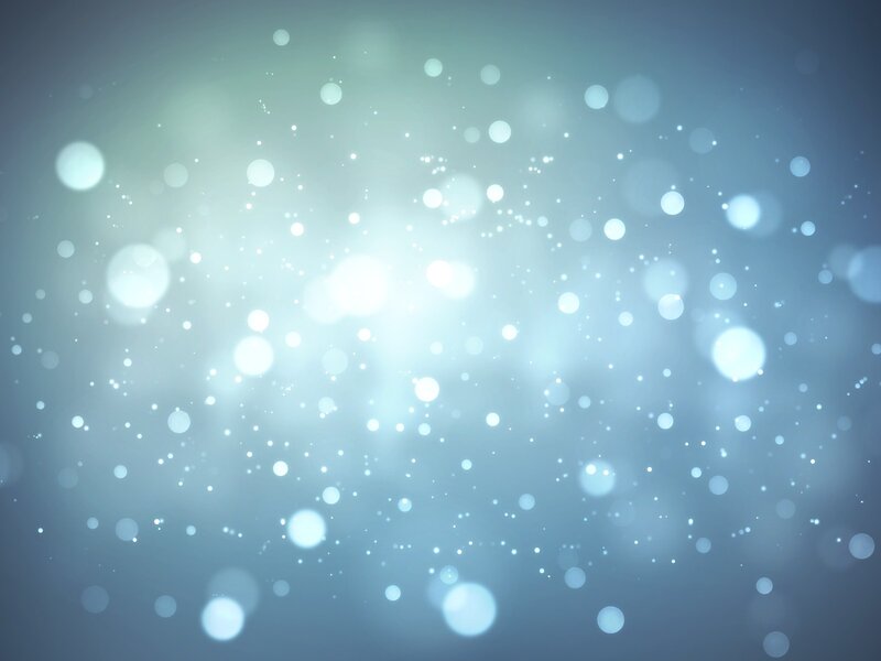 Bokeh Light Particles — Blue