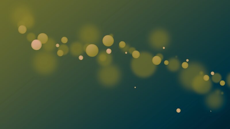 Bokeh Light Particles — Green, Calm