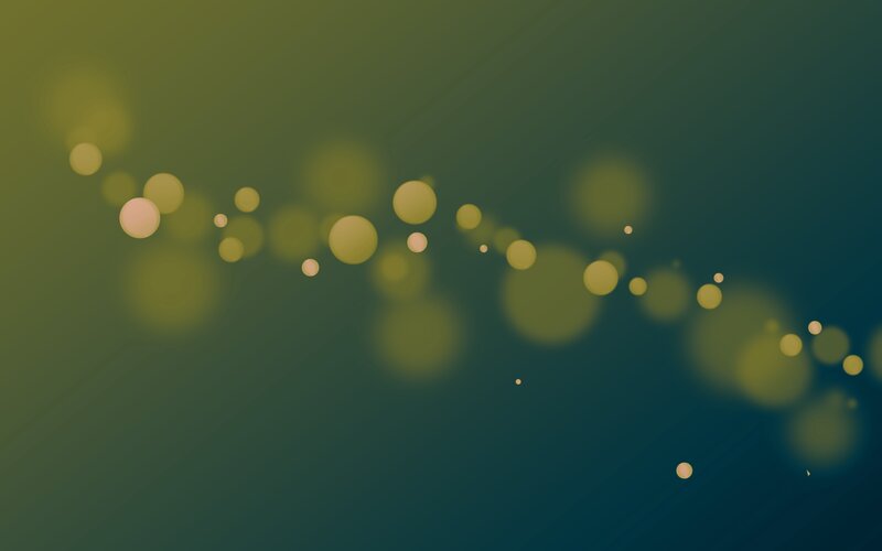Bokeh Light Particles — Green