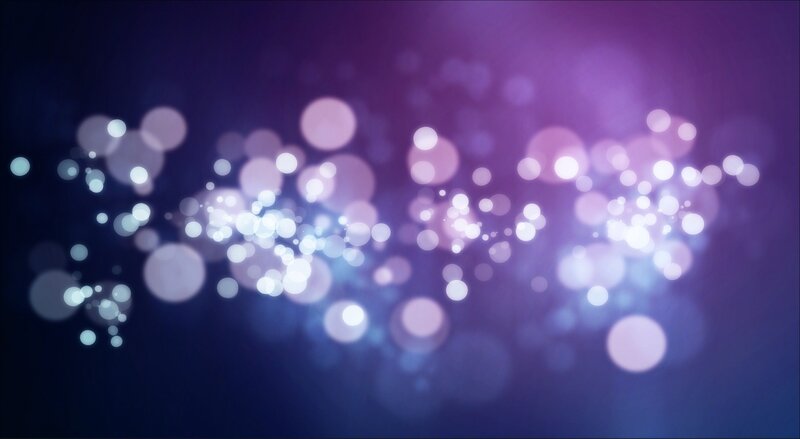 Bokeh Light Particles — Purple, Dreamy, Abstract, Lights, Blue