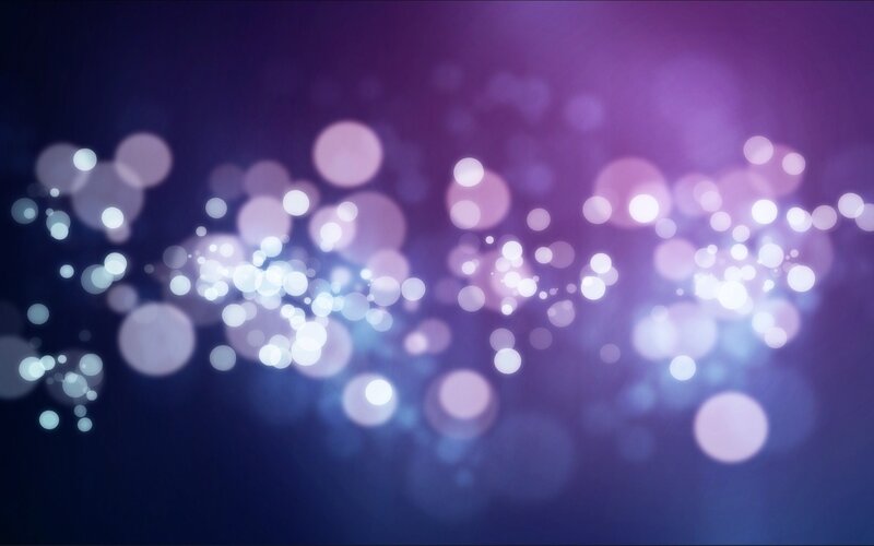 Bokeh Light Particles — Purple, Dreamy, Abstract