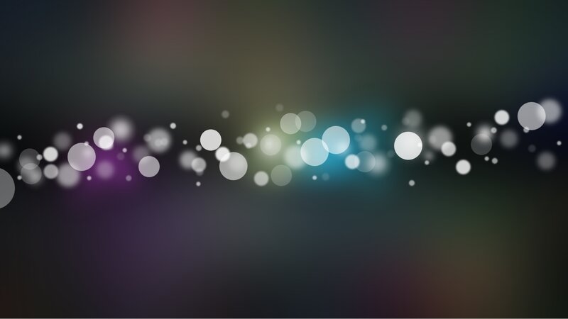Bokeh Light Particles — White