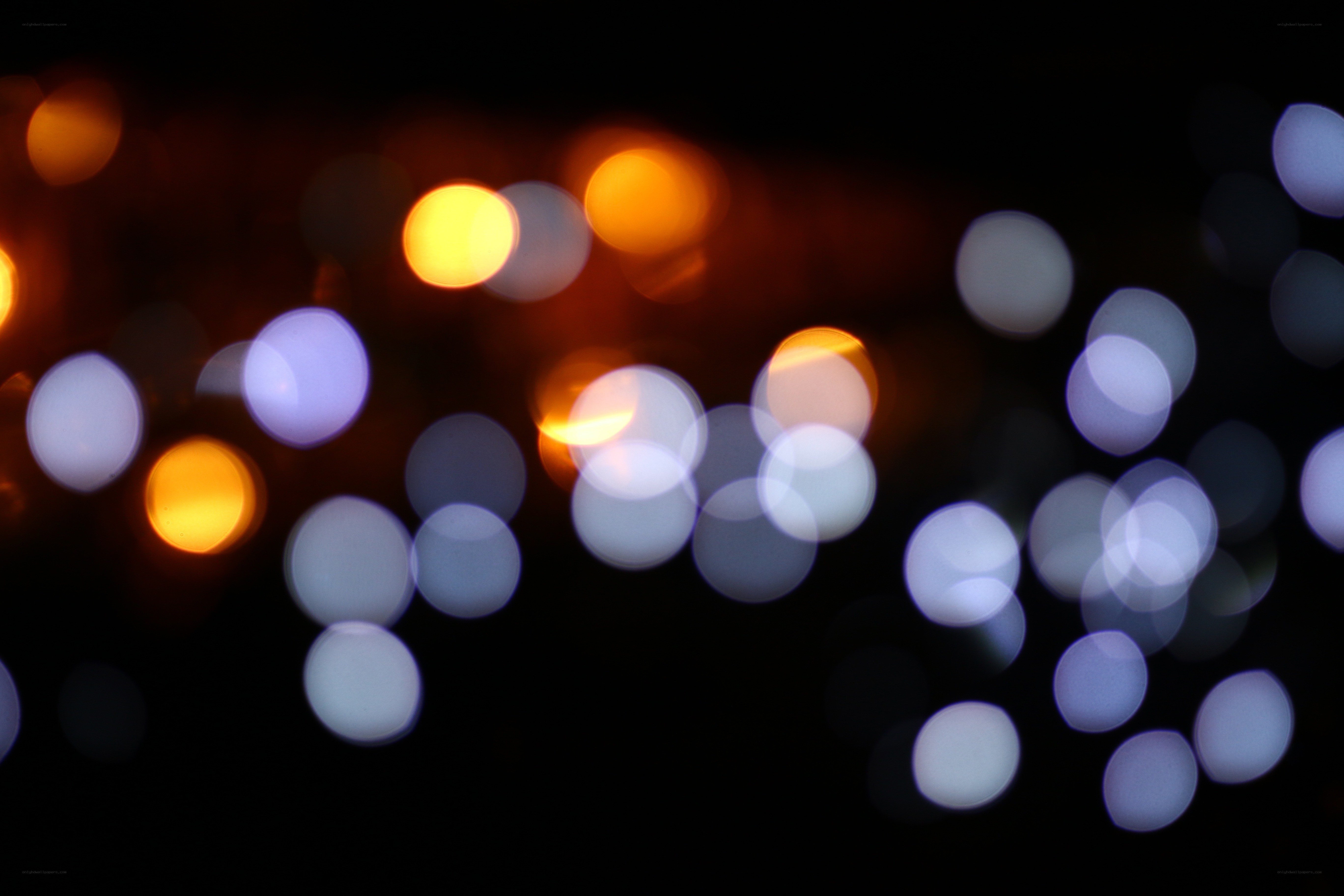 bokeh lights at night