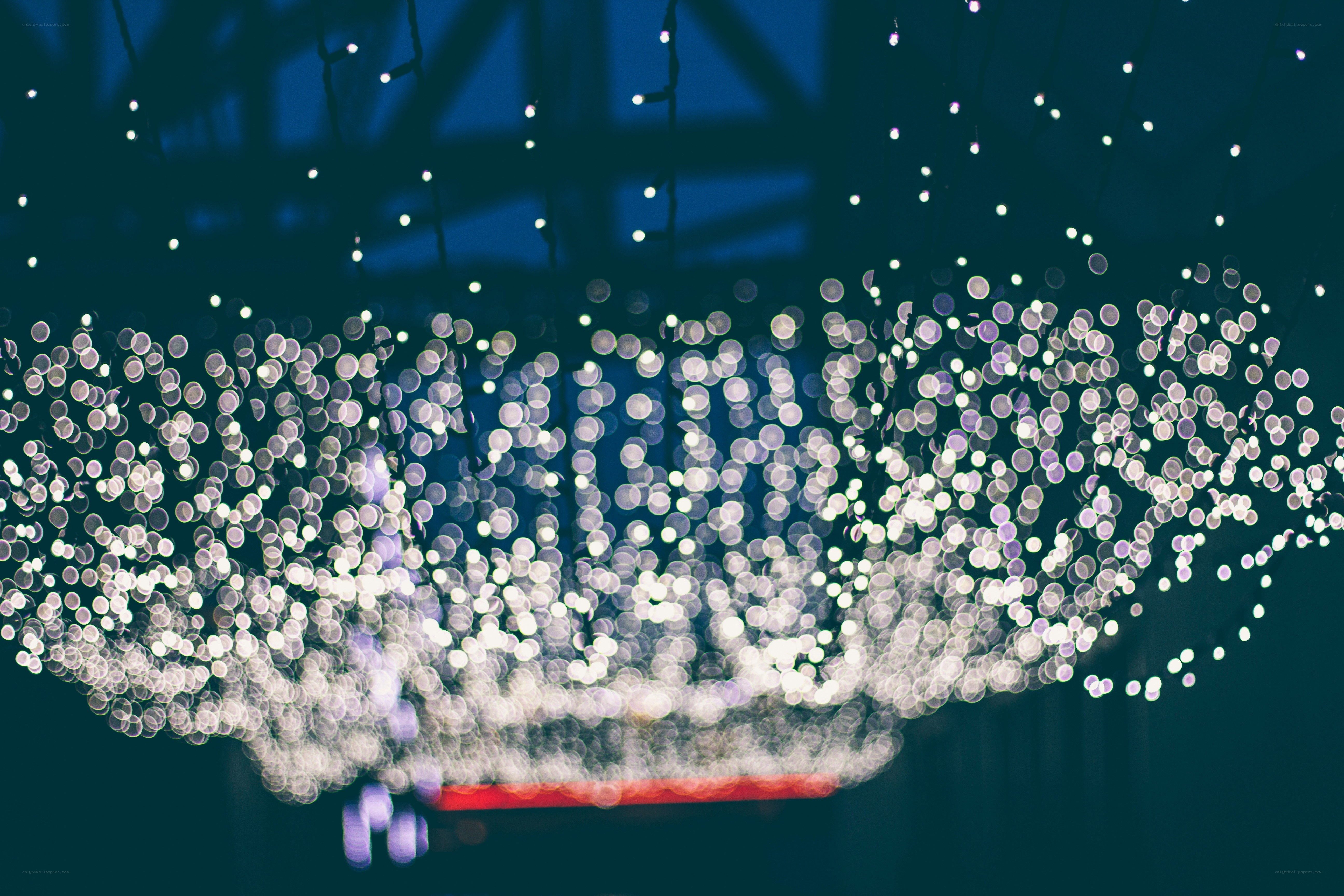bokeh lights at night