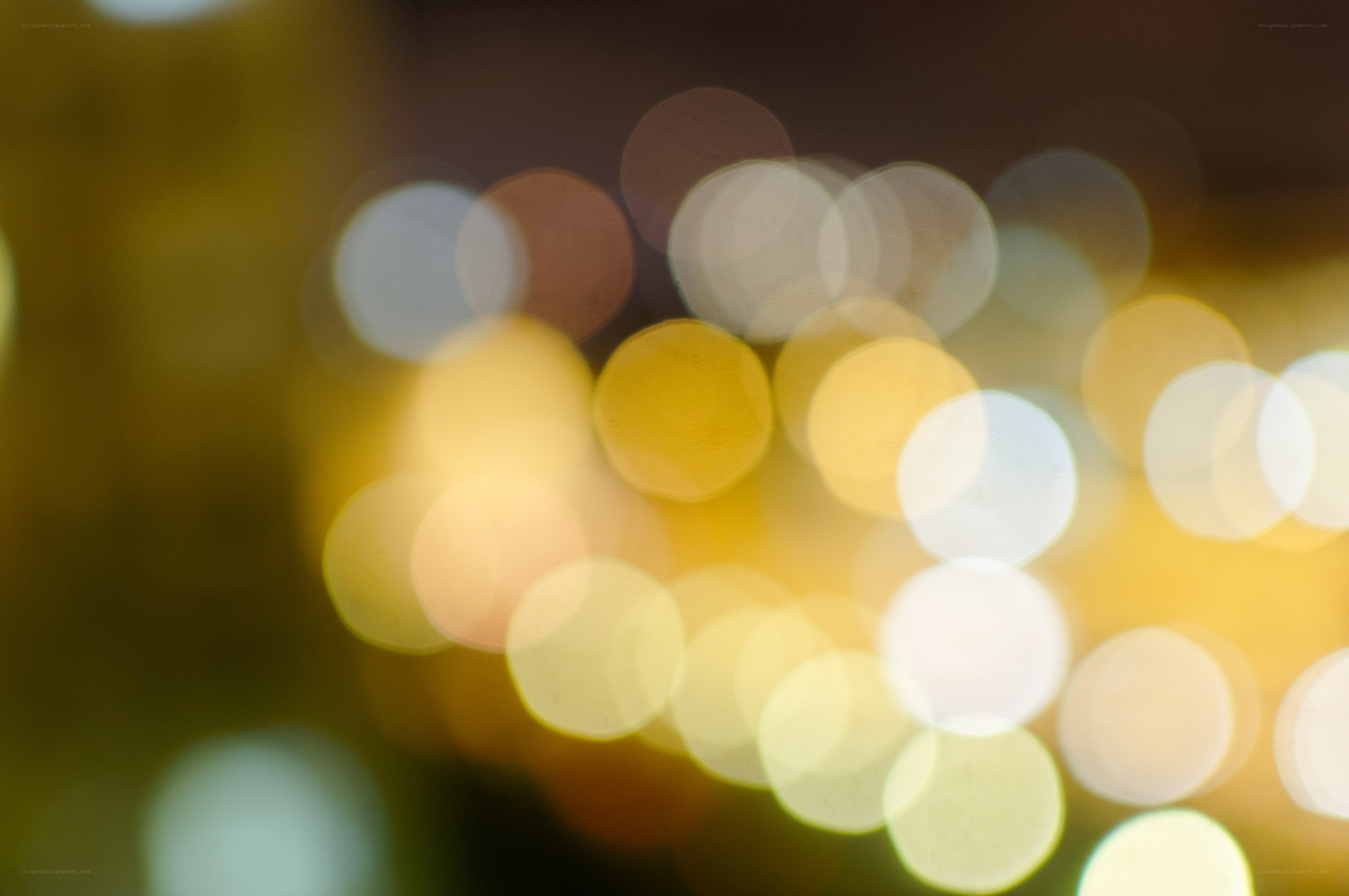 bokeh lights at night
