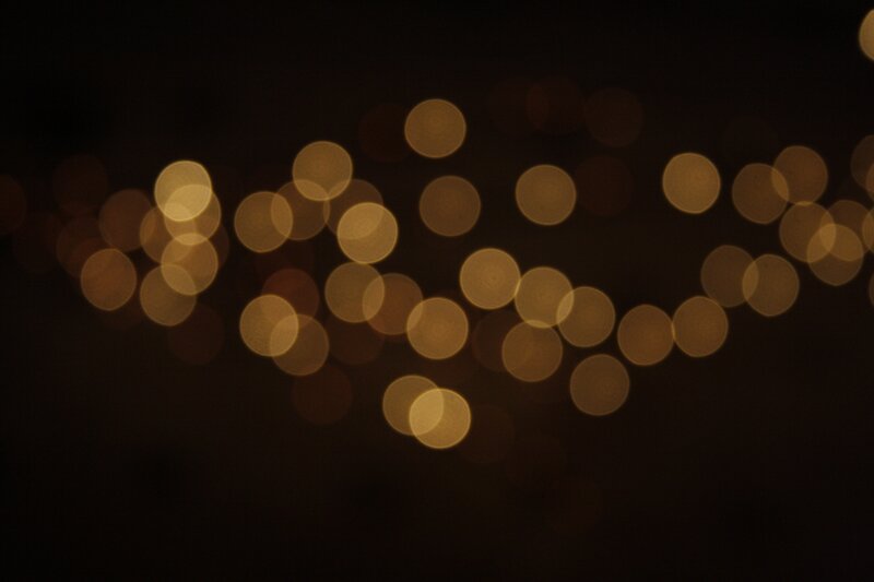 bokeh lights at night