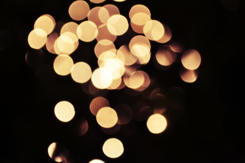 Bokeh Lights at Night — Black, Calm