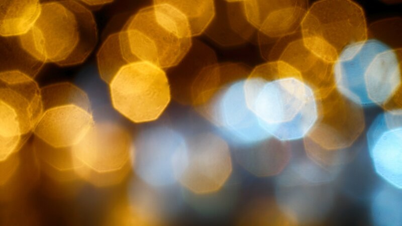 Bokeh Lights in Blur