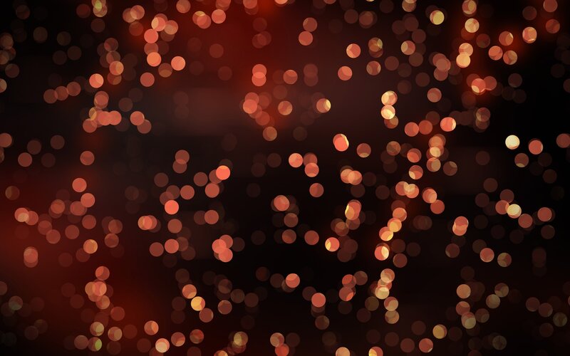 Bokeh Lights in Dark — Black